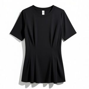 4/$20 The Limited Black Pleated Tunic Top – Size M - Like New